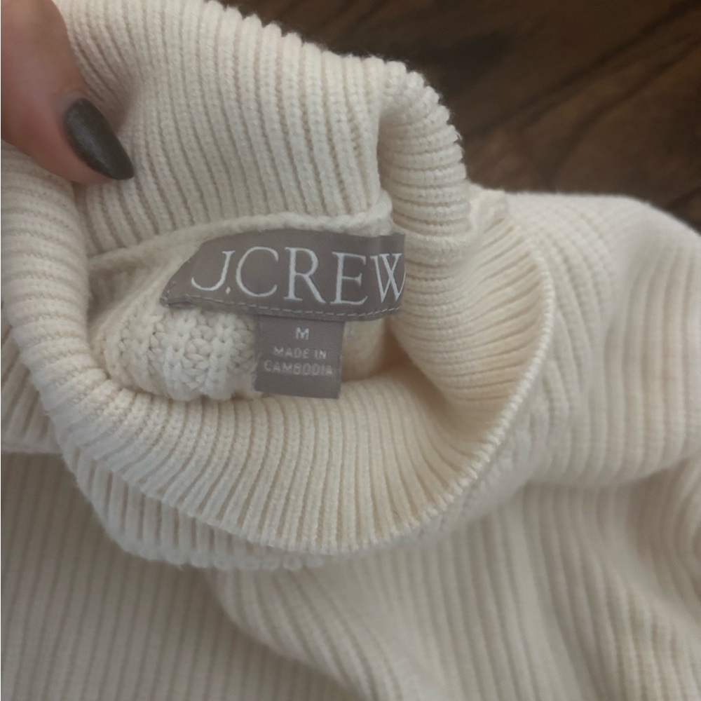 Jcrew ribbed turtle neck in stretch yarn - Picture 3 of 4